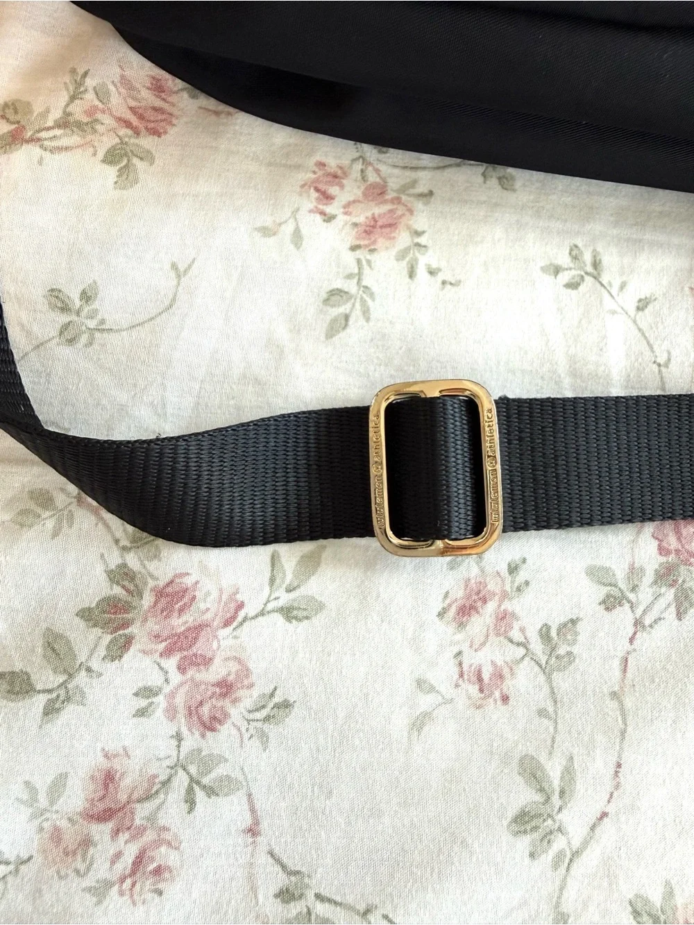 Lululemon Athletica Everywhere All Night Festival Black Gold 5L Crossbody Bag